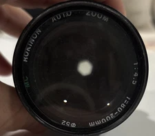 Rokinon MC Auto Tele Zoom Macro Camera Lens 1:4.5 80-200mm Camera Lens MC Mount