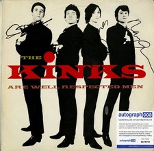 Kinks Well Respected Men vinyl record SIGNED Ray and Dave Davies, Mick. ACOA