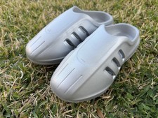 Adidas adiFOM IIInfinity Mules Metallic Silver IH2814 Sandals Men’s Size 9 NWB