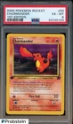 2000 Pokemon Rocket 1st Edition #50 Charmander PSA 6 EX-MT
