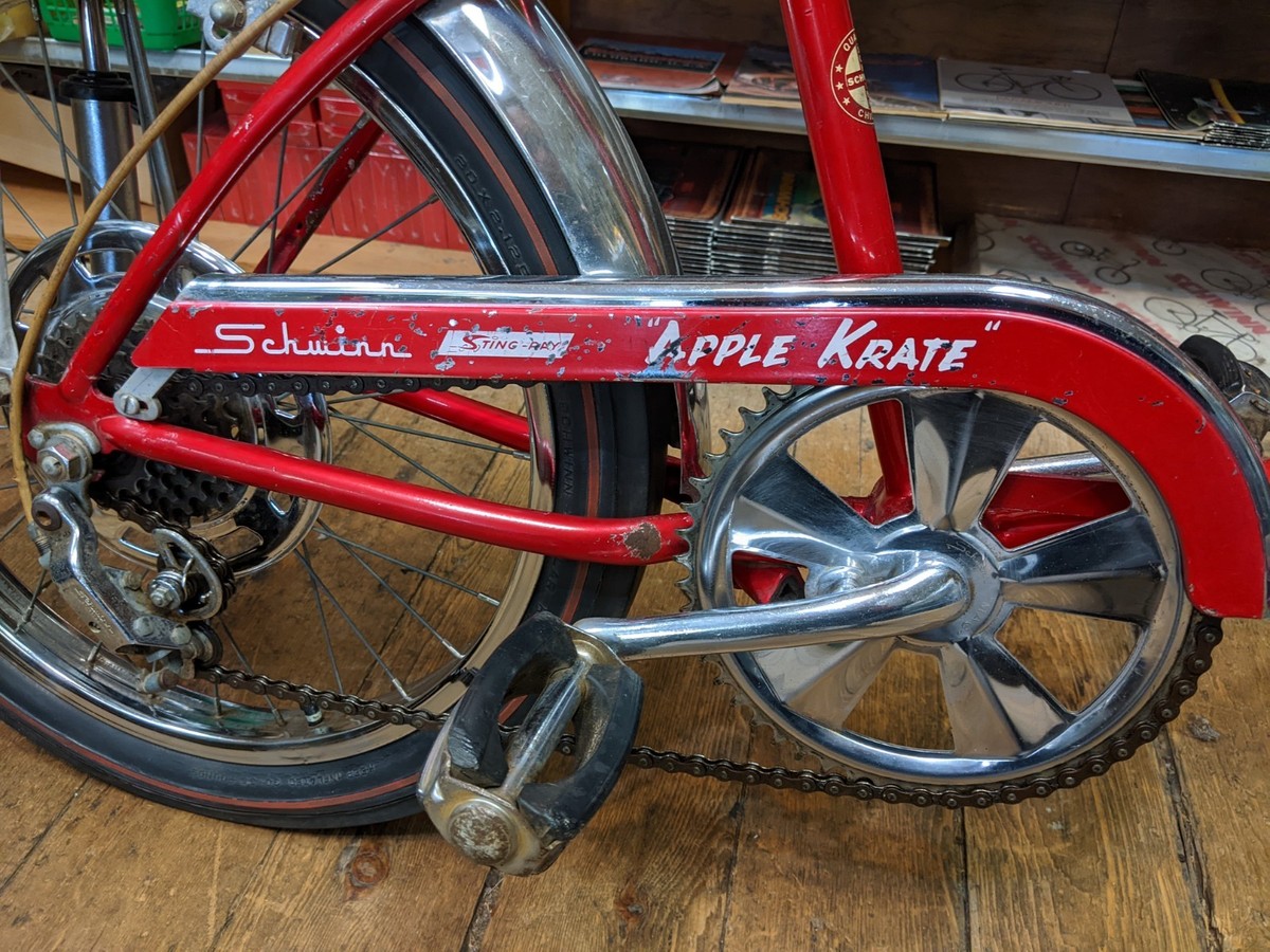 Original HD August 1968 Schwinn Stingray Apple Krate 5-Speed 16/20