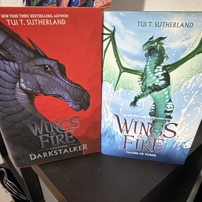 Wings of Fire Legends Darkstalker & Talons of Power Lot 2 Hardcover Special Ed