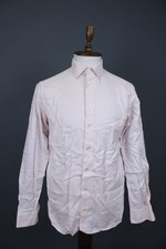 Eton Pink Contemporary Cotton Long Sleeve Button Down Dress Shirt Sz 42 / 16.5