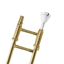 Bb Tenor Slide Trombone Gold Lacquer Brass B Flat for Students with Case Kit