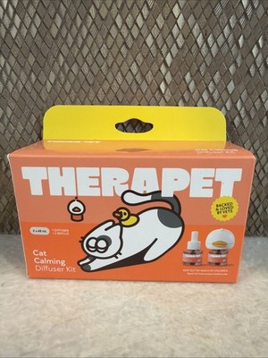 TheraPetMD Cat Calming Diffuser Kit White 60-Day 1 Diffuser + 2x48mL