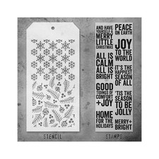 Tim Holtz Stamps Stencil SET 33 THMM133 Mixed Media