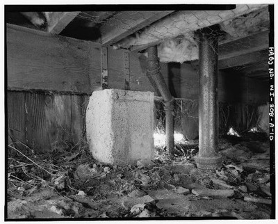 10. DETAIL CONCRETE FOUNDATION PIER WOOD PERIMETER GIRDER - Fort McCoy,