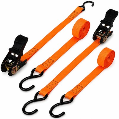 BELLE VOUS 2x Spanngurt Ratsche 4m 25mm 500kg Zurrgurt Motorrad Haken