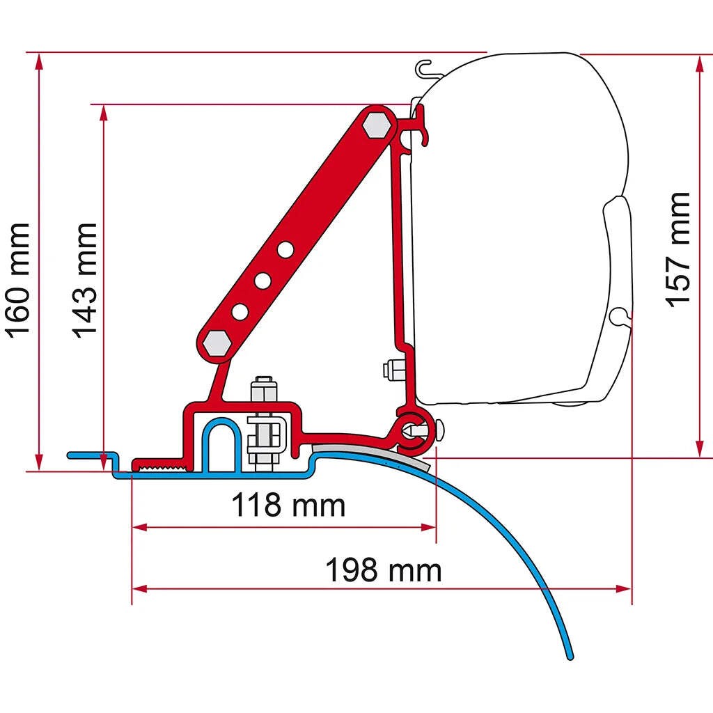 Fiamma Kit for Ducato / Jumper / Boxer (98655-680) - Image 4