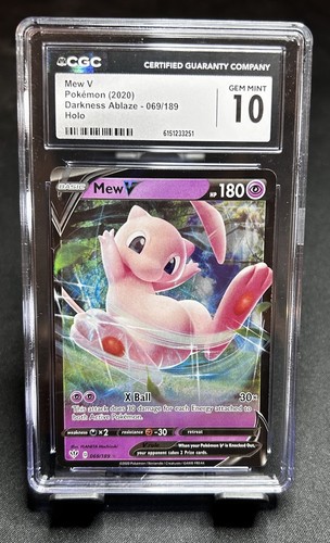 Mew V graded CGC 10 for sale on eBay