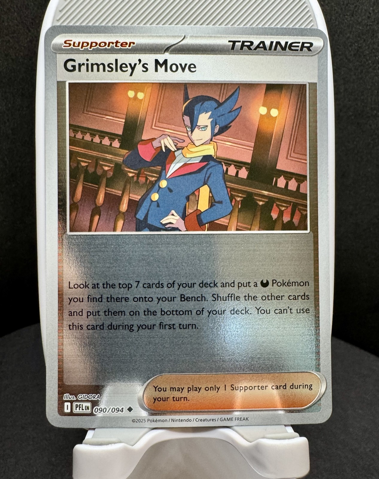 Pokemon ME02: Phantasmal Flames #090/094 Grimsley's Move - Reverse Holo - MINT