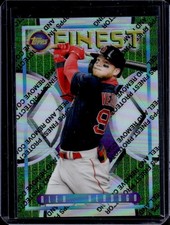 2022 Topps Finest Flashbacks Alex Verdugo Protector Refractor #/10 Red Sox