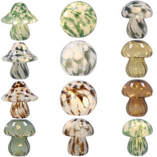 Shudehill Giftware Handblown LED Glass Light Mushroom, Toadstool & Ball Designs