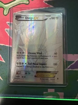 Dialga EX Secret Rare 122/119 Full Art Holo XY Phantom Forces