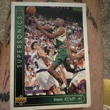 Upper Deck Shawn Kemp Seattle SuperSonics NBA 1993-94 Card #305 Basketball