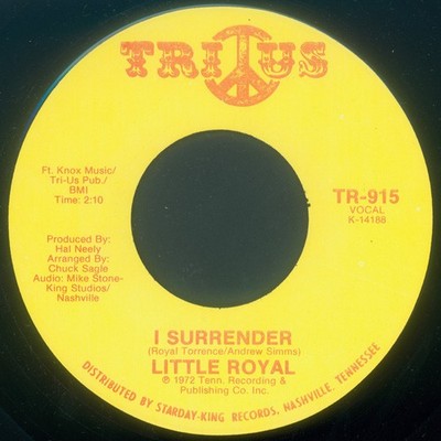 Little Royal - I Surrender / Soul Train (7'') (Good (G)) - 1181793397