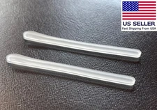 New Mykita Replacement White Silicone Temple Tips Ear Covers hollow slot snap on