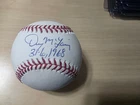 Denny Mclain signed baseball 31-6