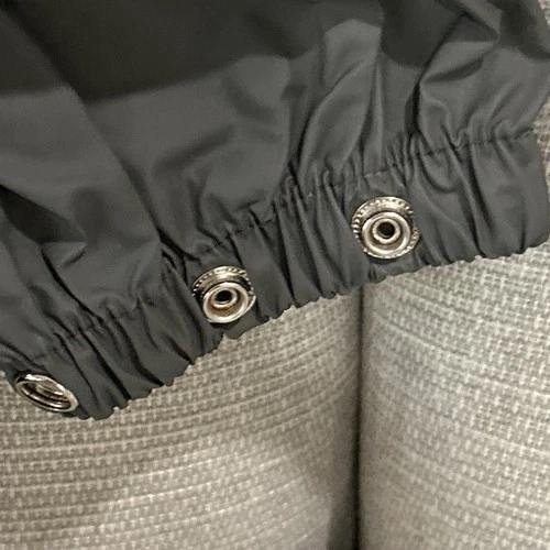 Stearns Rain Jacket/Pants Mens Large Gray Hooded Dry Wear Waterproof PVC Nylon image 8