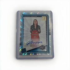 2025 Panini Donruss WNBA Rated Rookie Georgia Amoore #96 Holo Laser Auto (RC)