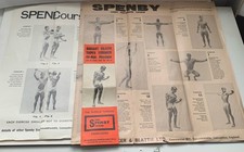 Vintage SPENBY Exercise Guide for Strength Training Fitness x 3