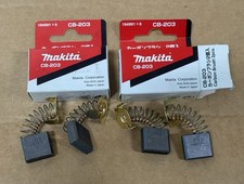 2 Pairs - Makita CB-203 Carbon Brush Set - New