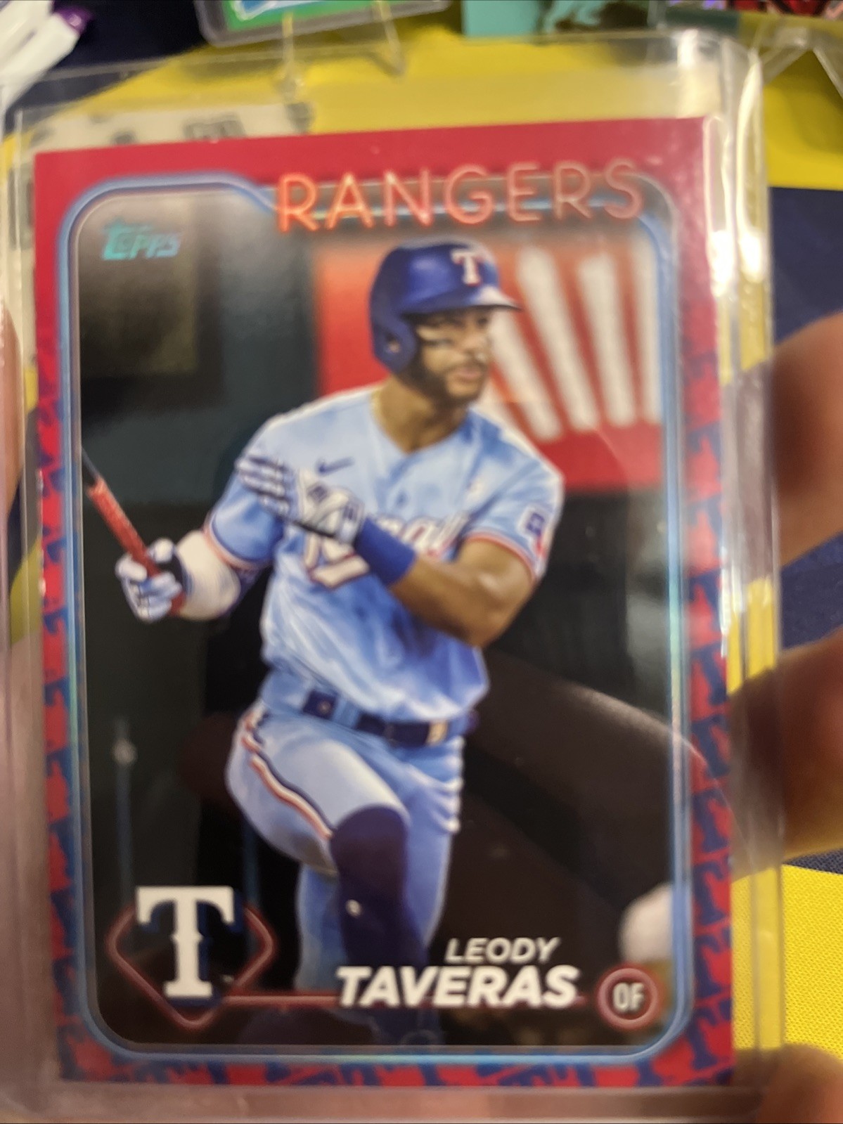 2024 Topps Series 1 - Leody Taveras #199 Team Color Border