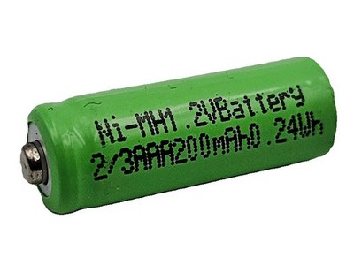Ni-MH Akku 2/3AAA 1,2V 200mAh für SOLAR-Leuchten Deko Micro AAA Akkus Batterie