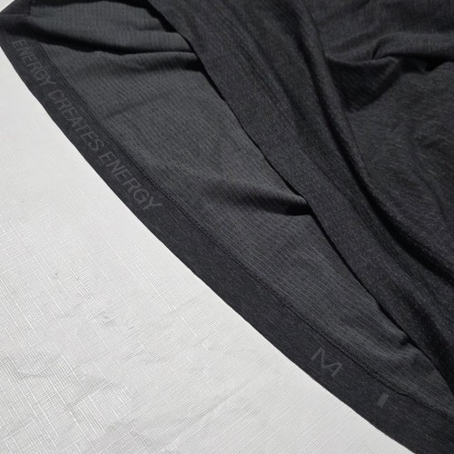 Lululemon Tank Top Mens Medium Black Gray Vent Tech Performance Stretch Gym Run - Picture 6 of 8