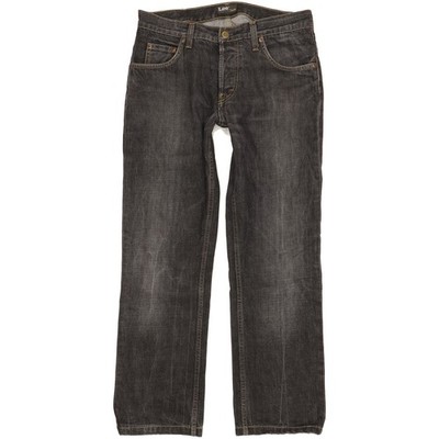 Lee Herren Jeans schwarz Straight Regular Stretch W30 L28 (107782)