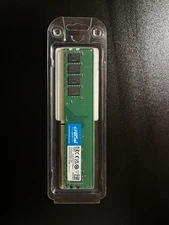 Crucial DDR4-2400 UDIMM Desktop RAM 2400 MT/s Module CT4G4DFS824A 4GB * 1