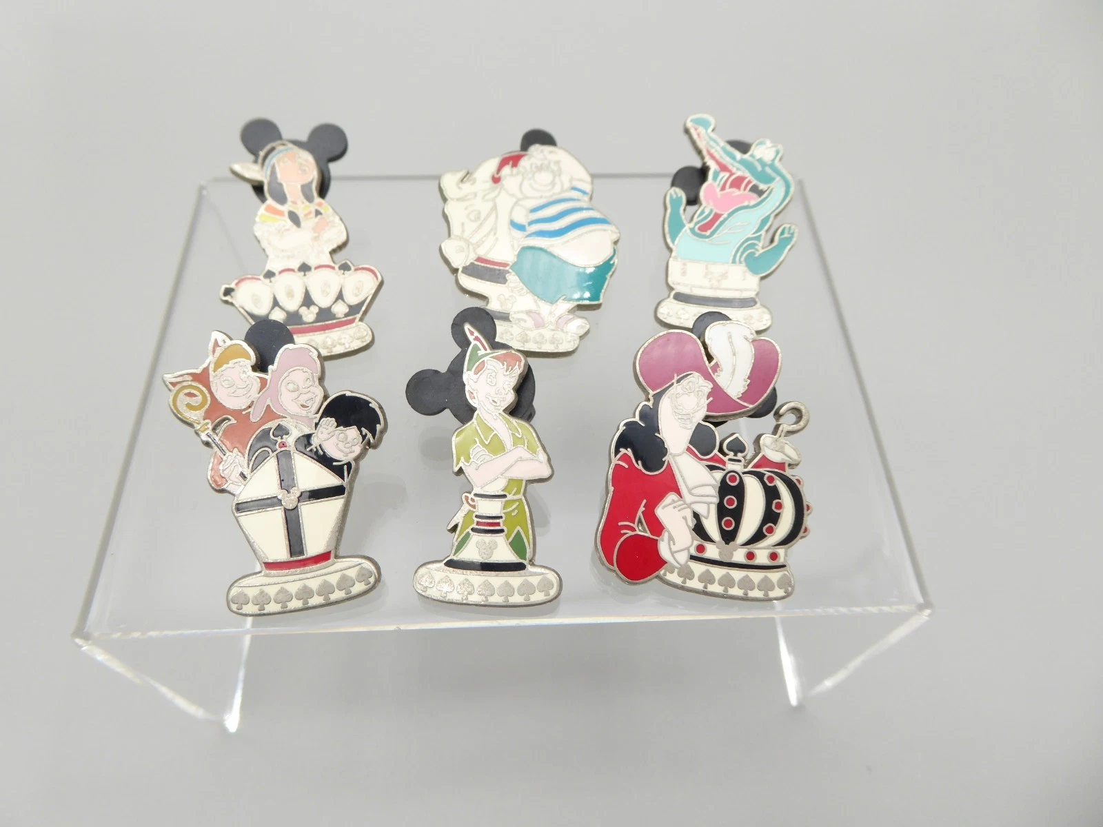 Hidden Mickey - Peter Pan Chess Collection - Disneyland Resort Full Pin Set