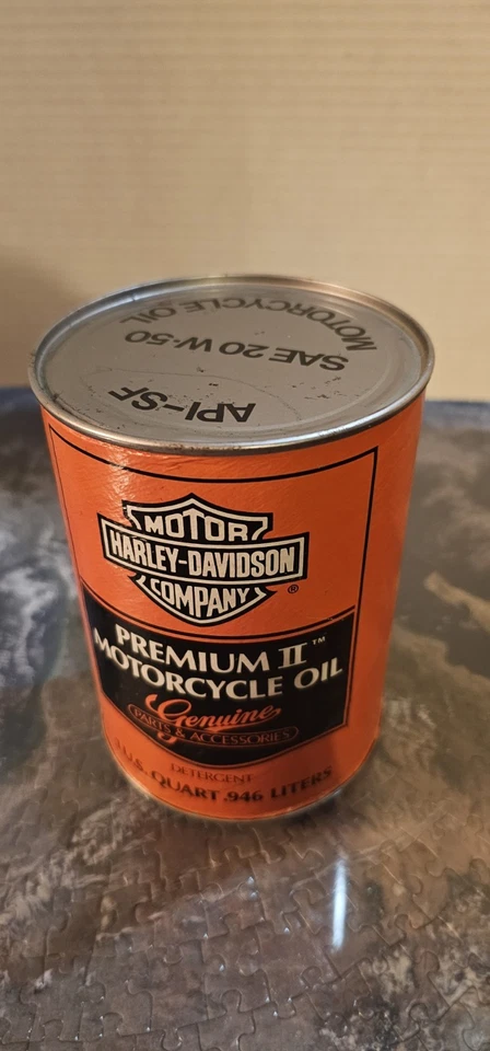 One☆of☆a☆Kind Harley Davidson secret safe Premium II lata de óleo de motocicleta 1 quarto  - Imagem 3 de 4