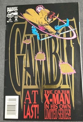 Gambit #1 Newsstand Marvel Comics 1993 Limited Series VF X-Men