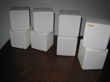 4 X M&amp;s Systems Mncx Dual Cube Speakers Used