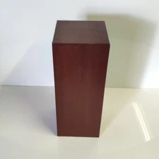 36" CHERRY WOOD COLOR Display Pedestal Stand Riser Column Pillar - Party Wedding