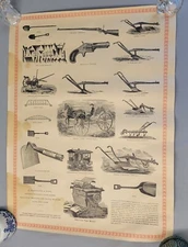 Vtg Remington Agricultural Machinery Advertising Poster 1971 Wentworth Press a