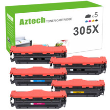 1-5 LOT Toner Fits For HP 305A 305X LaserJet Pro MFP M375nw M351a M451dw M475dn