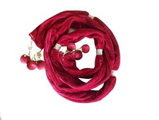 Men Stole Indian Wedding Scarves Handmade Sherwani Groom Velvet Dupatta