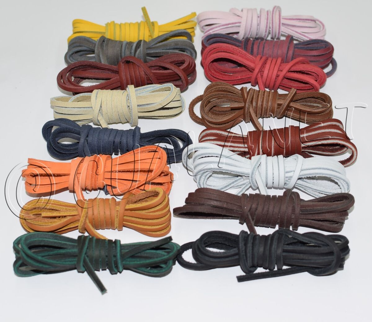 Rawhide Leather Shoe Laces 1/8 x 72 - Shoe & Boot Accessories 4 U