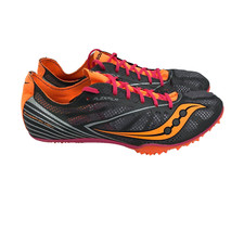 Saucony Endorphin MD4 FlexFilm Track Running Shoes Steel Gray Orange