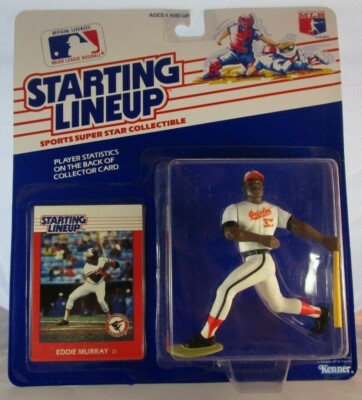 Figure /& Card Starting Lineup BALTIMORE ORIOLES 1988 EDDIE MURRAY SLU