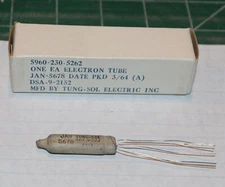 TUNG SOL JAN-5678 Electron Tube - New old stock