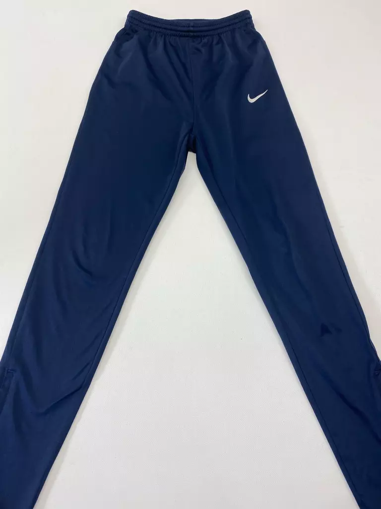 Nike Dri Fit Girls Libero 14 Tech Knit Track Pants Blue Elastic