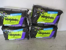 56ct Ninjamas Pampers nighttime underwear size S/M 38-65lbs