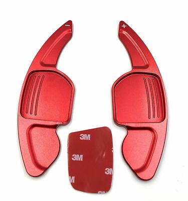Schaltwippen Shift Paddle Audi A1 8x A3 8V A4 8K B9 A5 4G C7 A6 Rot Pulv. 
