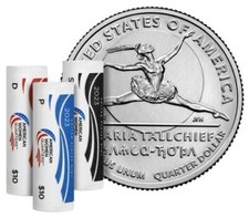 2023 PDS AMERICAN WOMEN QUARTER ROLLS MARIA TALLCHIEF IN MINT SEALED BOX 