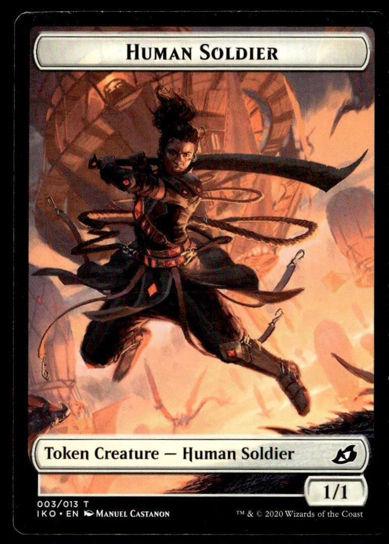 2020 Ikoria: Lair of Behemoths Tokens Human Soldier Token/Common #3