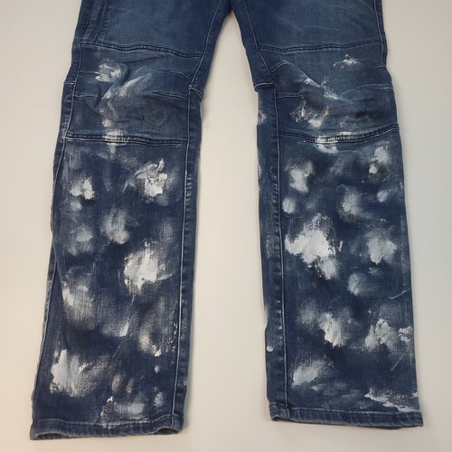 Jeans G-Star Raw Rackam 3D skinny fit super elasticizzato in vernice estrema uomo 38x34 - Foto 5 di 24