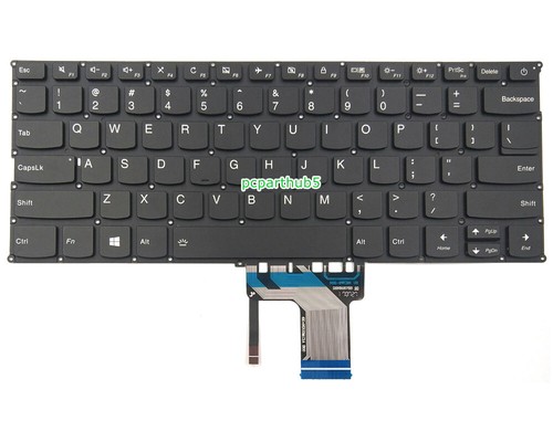 New Lenovo V720-14 V720-14IKB V720-14-ISE 7000-13 Keyboard US Black With Backlit - 第 2/3 張圖片